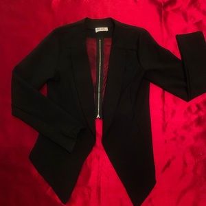 Black & Sheer Blazer